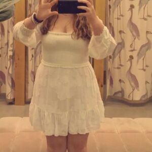 Wilfred White Long Sleeve Dress